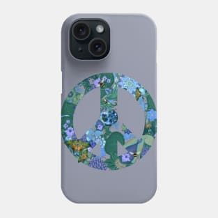 Peace Symbol Natures Garden Phone Case