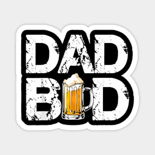 Dad Bod Beer Drinking Team Alcohol  Father's Day Magnet