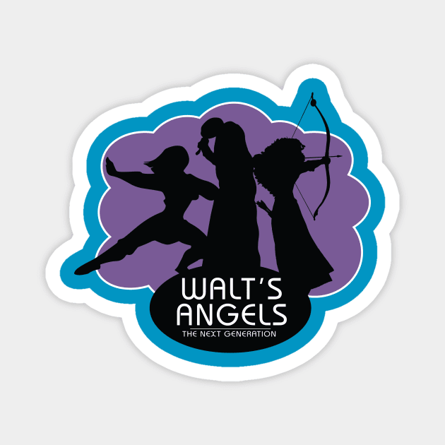 Walt's Angels Magnet by LimitLyss