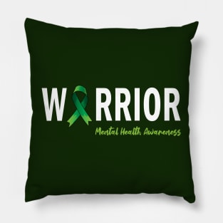 Mental Health Awareness Warrior Pillow