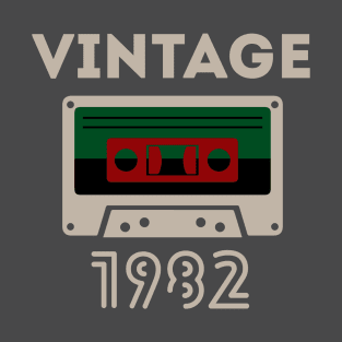 Vintage Cassette Tape - 1982 T-Shirt