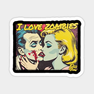 i love zombies Magnet