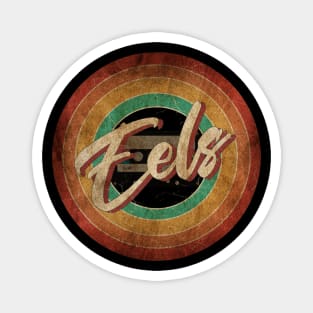 Eels Vintage Circle Art Magnet