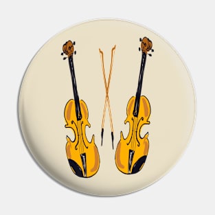 .two violins Pin