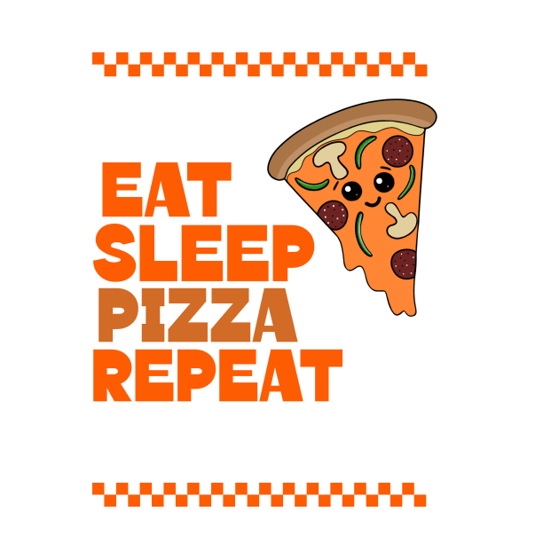 FUNNY Kawaii Pepperoni Pizza Slice Saying by SartorisArt1