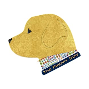 Preppy Dog Madras Golden Retriever T-Shirt