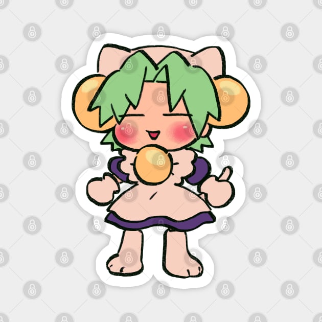 I draw very smol pastel dejiko / di gi charat Magnet by mudwizard