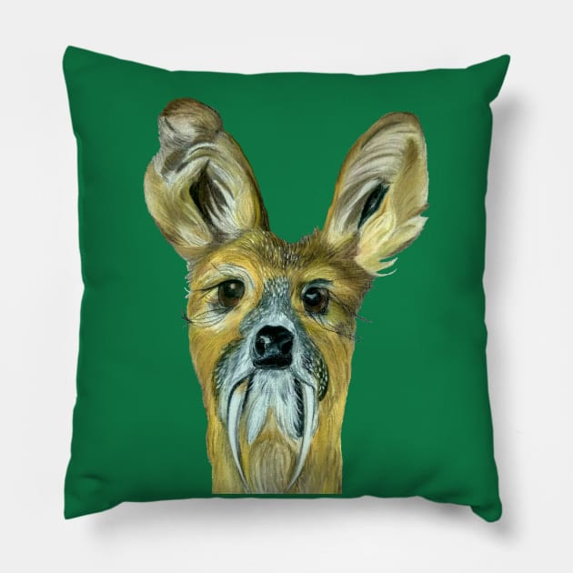 Deer Pillow by mariasibireva