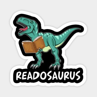 Readosaurus T-shirt Reading Dinosaur Magnet