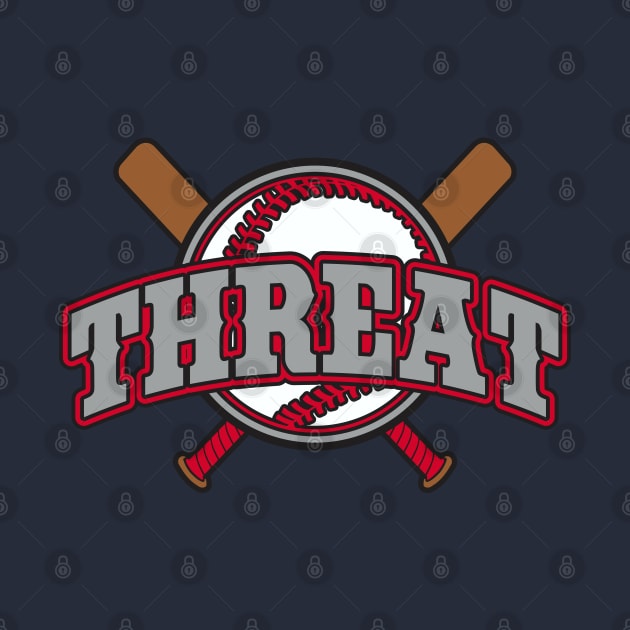 Threat Baseball Logo by DavesTees