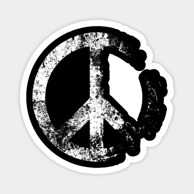 Peace Sign Magnet by Moncheng