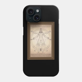 Vitruvian Man - Anime Stickers Phone Case