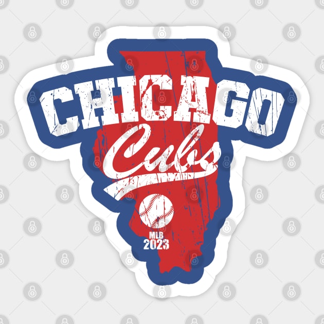 Chicago, Illinois - The Cubbies - 2023 - Chicago Cubs - Sticker