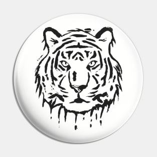 Tiger - Tijger - Zwart Pin