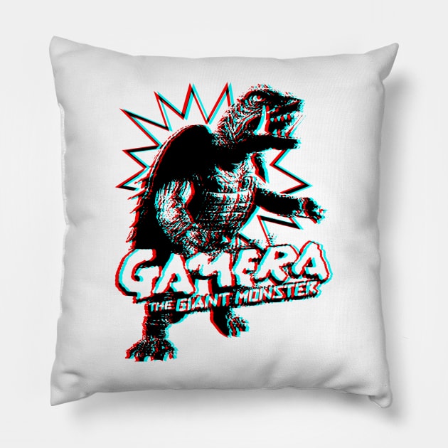 GAMERA - 3D Style Pillow by ROBZILLA