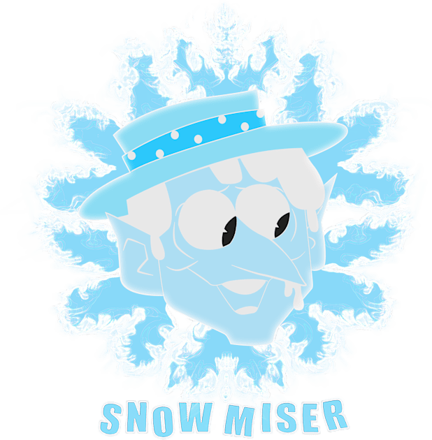 snow miser Kids T-Shirt by Toilet TissueGhost