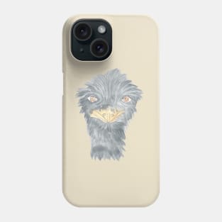 Emu Watercolor Phone Case