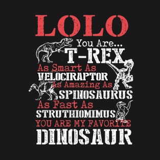 Lolo You're My Favorite Dinosaur T-Shirt