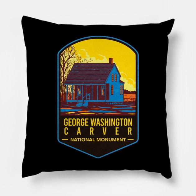 George Washington Carver National Monument Pillow by JordanHolmes