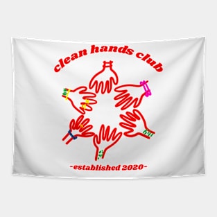 Clean Hands Club Tapestry
