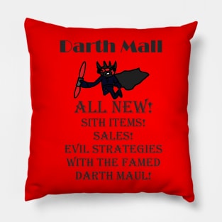 Darth Mall Ad Pillow