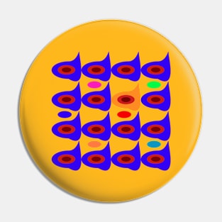Many Fish in the Sea- Retro Chic Design Pin