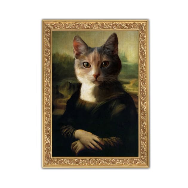 Monalisa Cat Louvre by creativeballoon