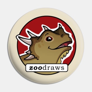Zoodraws Logo Pin