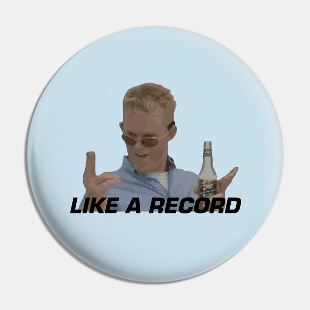 Like A Record Pin by FabsByFoster