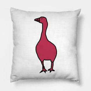 Viva Magenta Goose Game Color of the Year 2023 Pillow