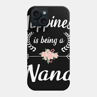 Happiness Is Being A Nana Flowers Happy Mother Father Day Phone Case