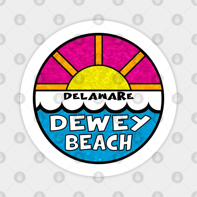 Dewey Beach Delaware DE Beach Life Magnet by TravelTime