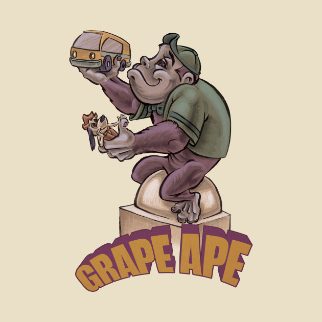 Grape Ape - Classic Cartoons - T-Shirt | TeePublic