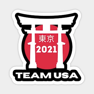 Tokyo 2021 Team USA Magnet