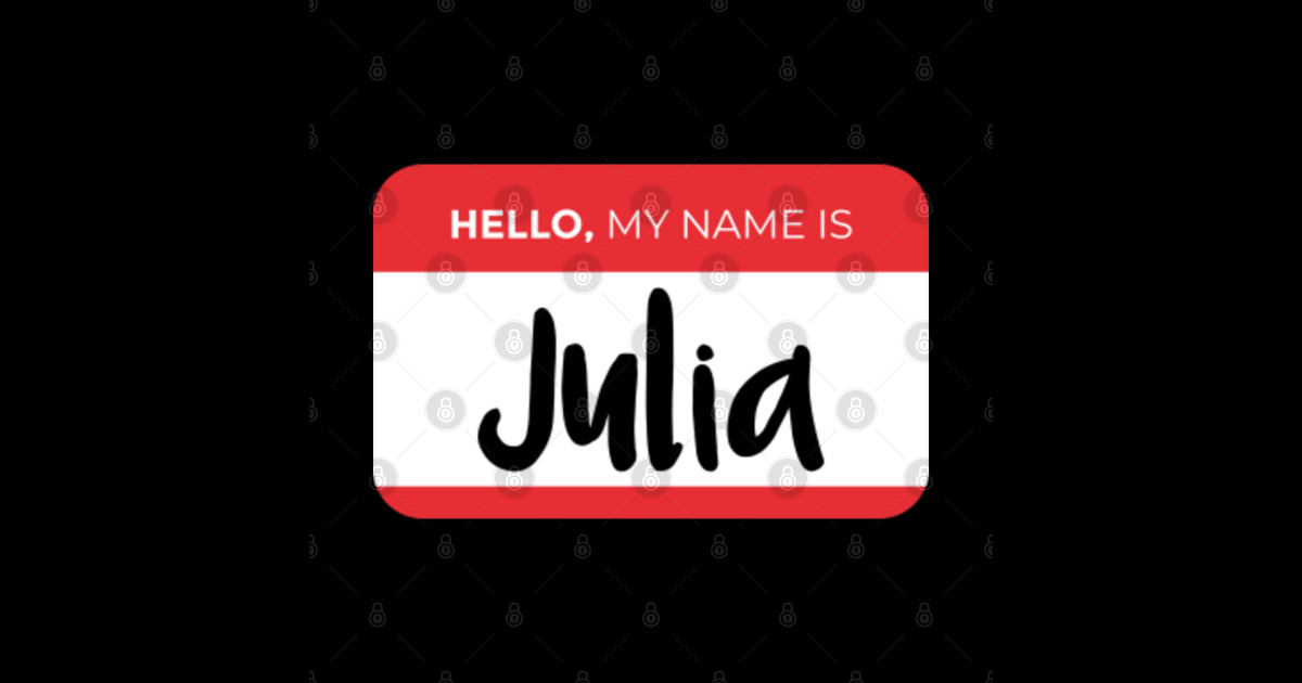 Julia - Julia - Sticker | TeePublic