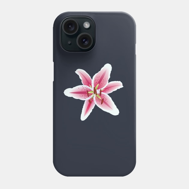 Stargazer Lily Phone Case by PrinceSnoozy