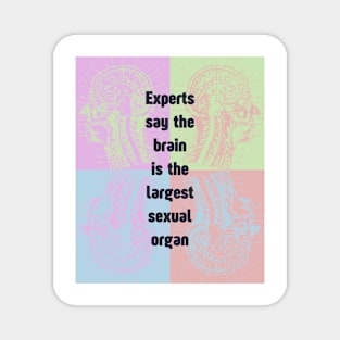 Sapiosexual - Fun & Humor - Brain is the Largest... Magnet