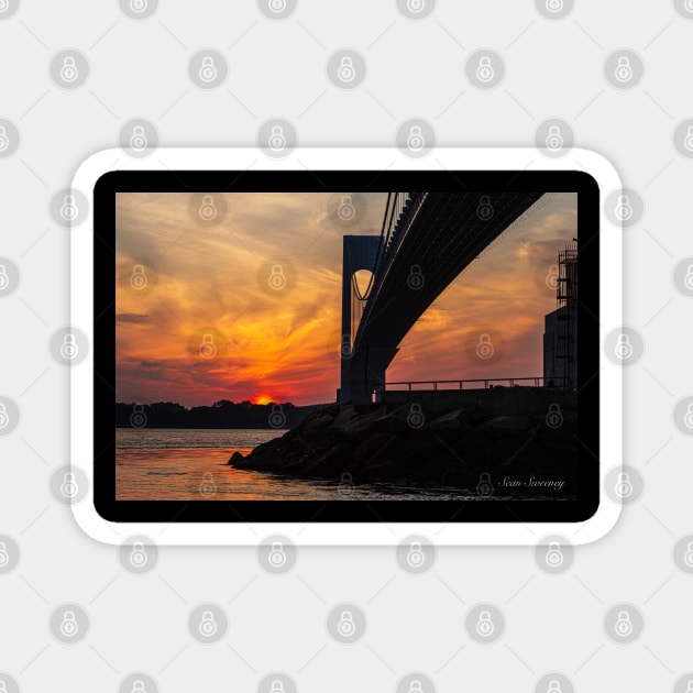 Brooklyn Sunrise Magnet by ShootFirstNYC