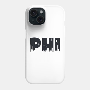 Phi Cityscape Letters Phone Case