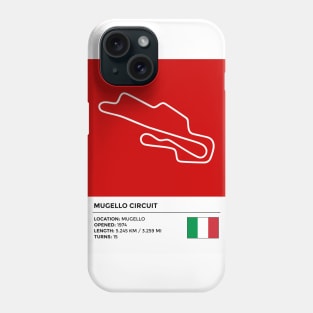 Mugello Circuit [info] Phone Case