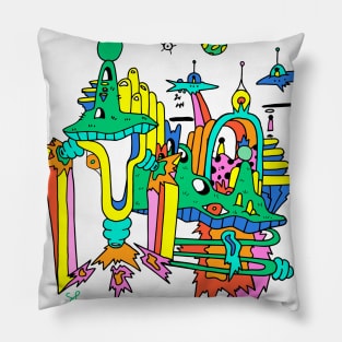City of Color Pillow