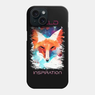 Red Fox Wild Nature Animal Colors Art Painting Phone Case