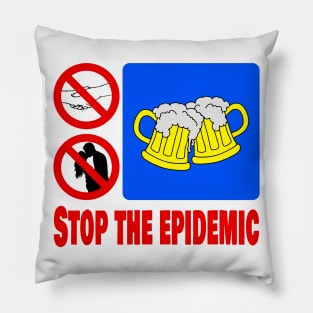 COVID-19 Stop the epidemic Pillow