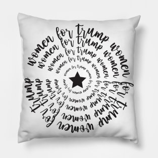 Women For Trump 2020 Pillow