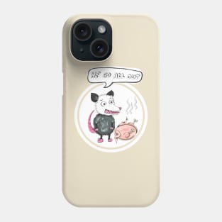 Funny Thanksgiving Possum Phone Case