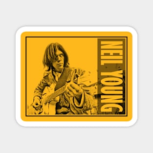 vintage neil young Magnet