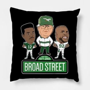 Broad Street Football Pillow