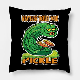 Whatever Tickles your Pickle Female Pickle Pillow