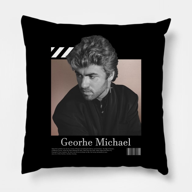 George Michael Pillow by instri