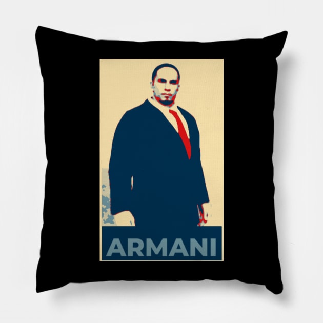 Stefan Armani Obama Style Pillow by KXW Wrestling x HRW Wrestling